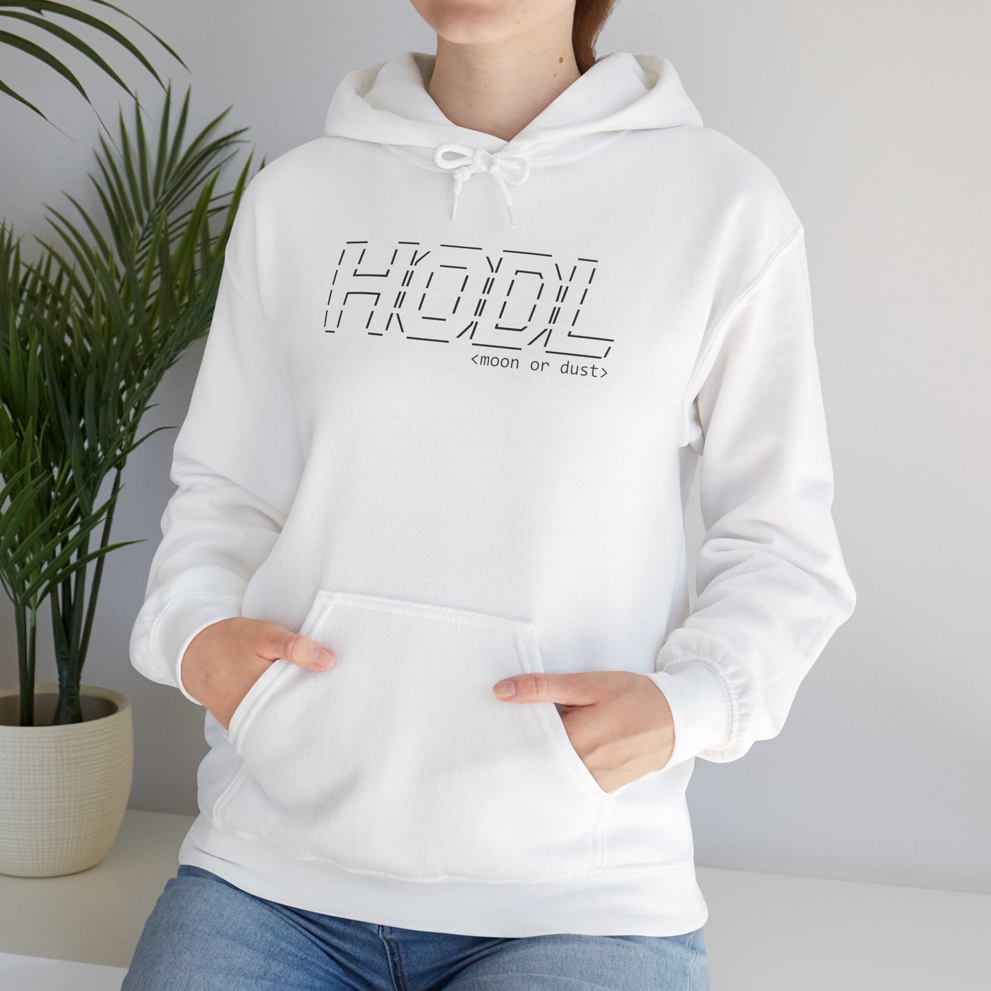 HODL (Black) - Unisex 50/50 Hoodie