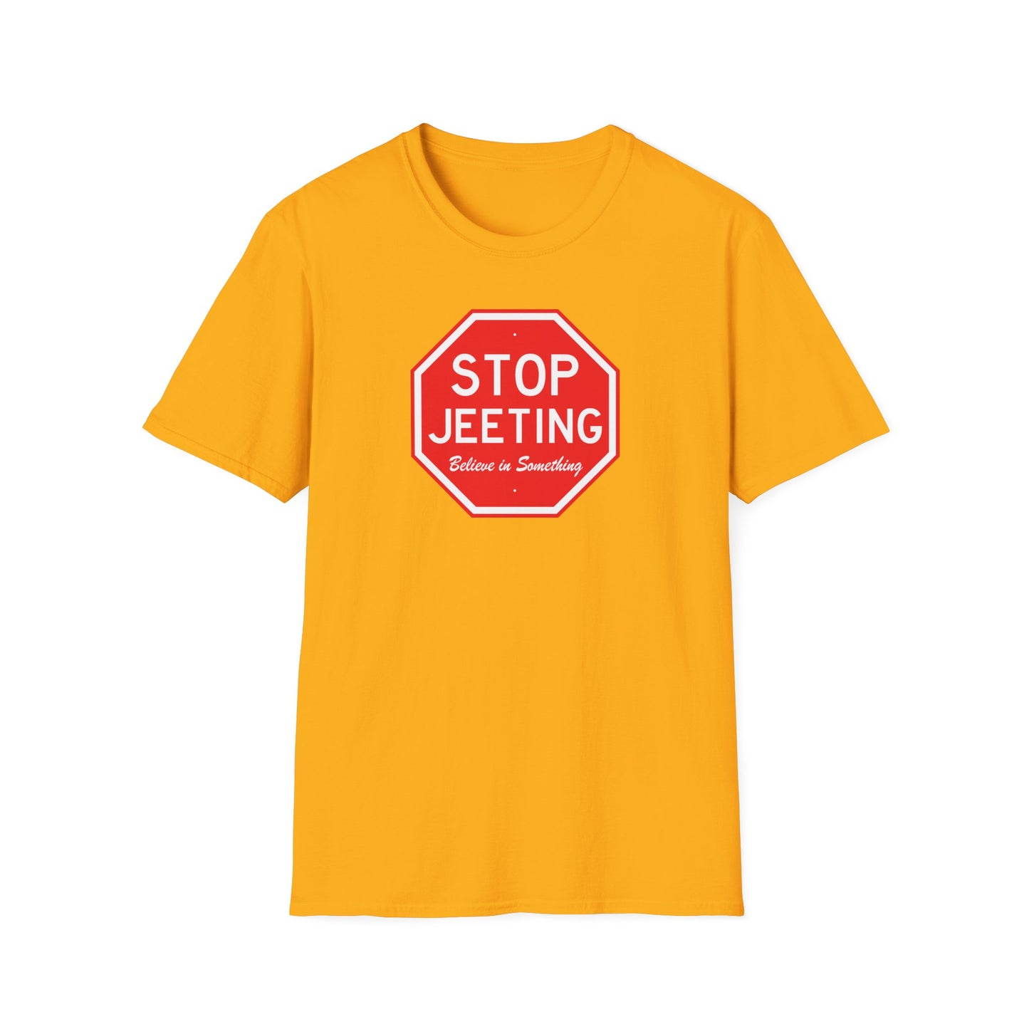 Stop Jeeting - Unisex Cotton Tee