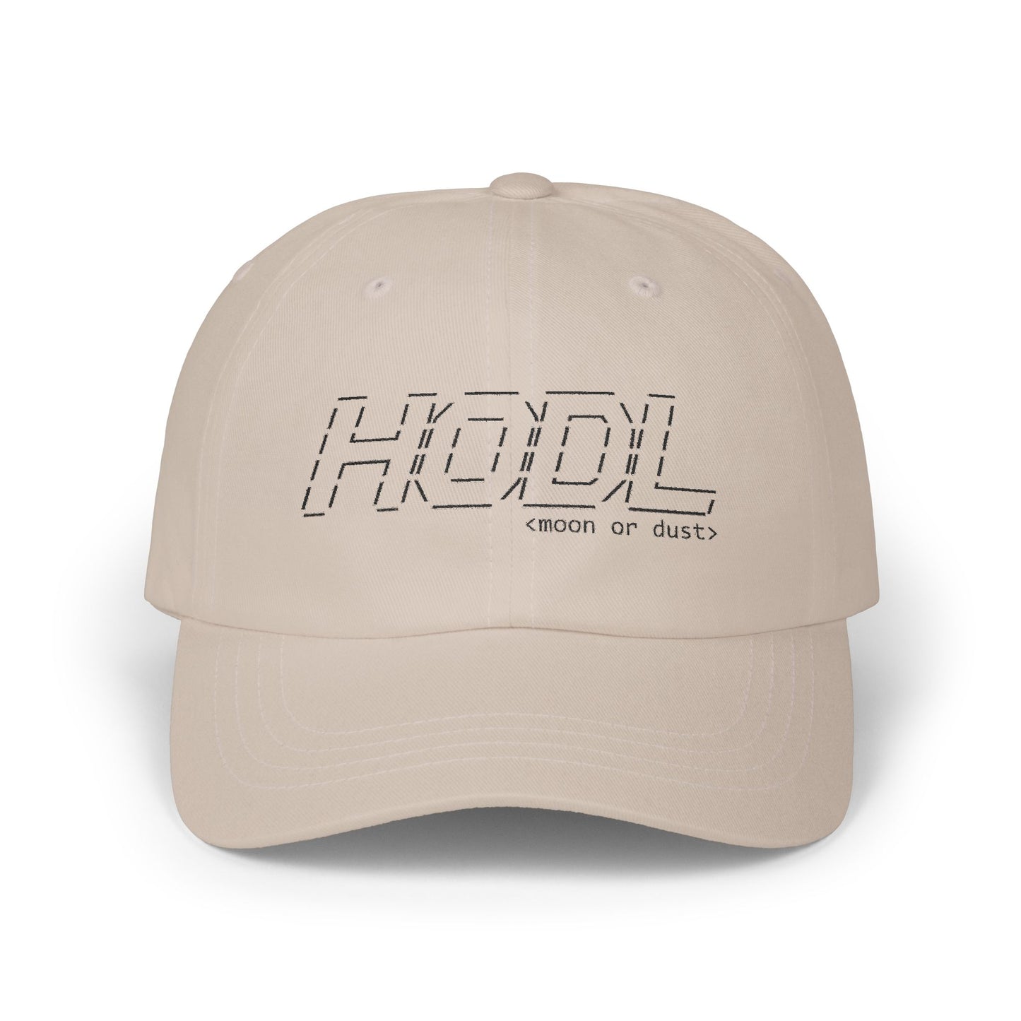 HODL (Black) - Embroidered Dad Cap