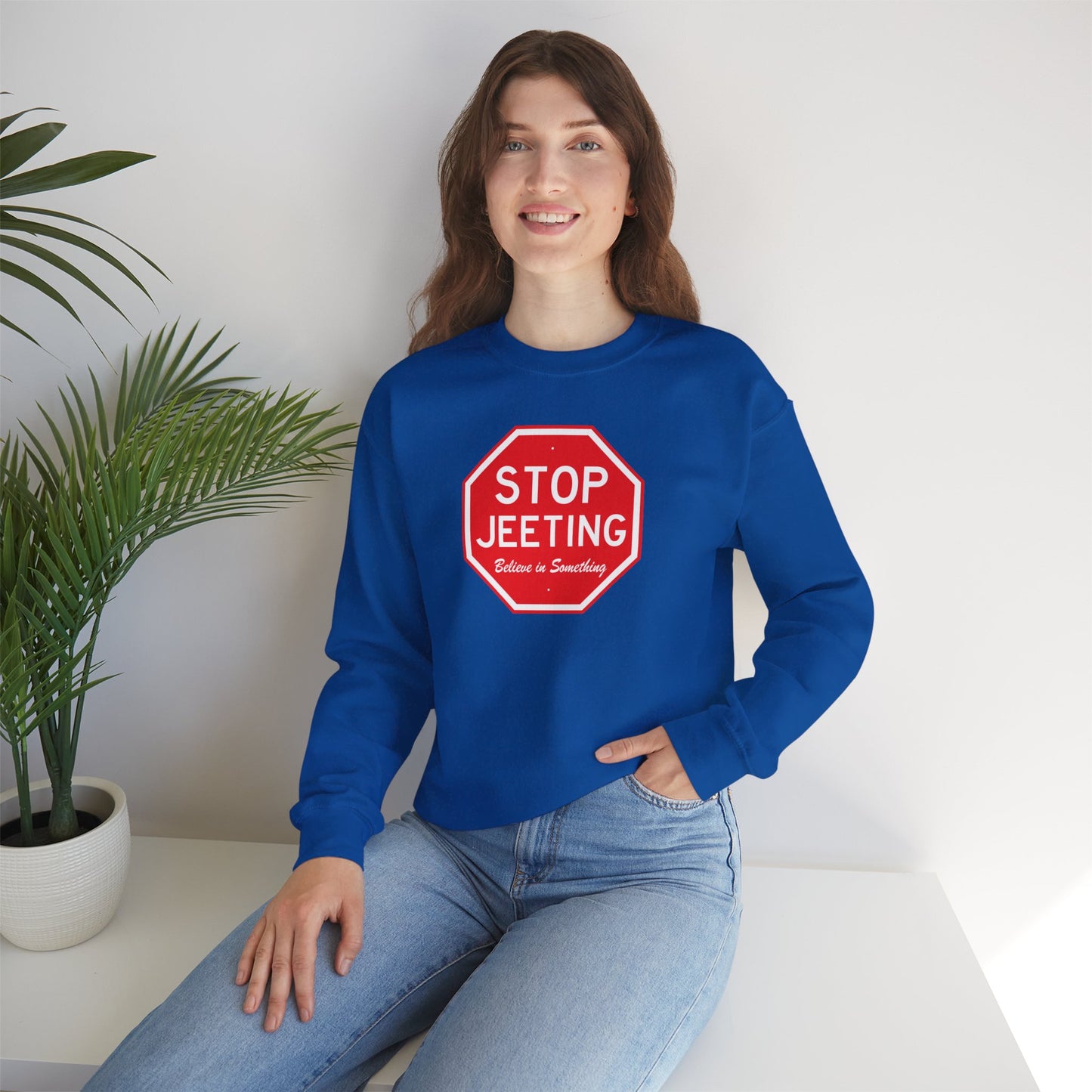 Stop Jeeting - Unisex 50/50 Sweatshirt