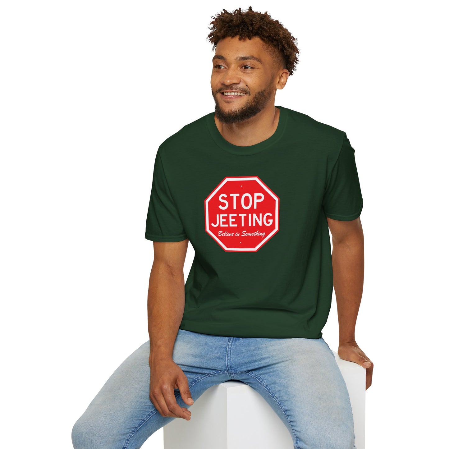 Stop Jeeting - Unisex Cotton Tee