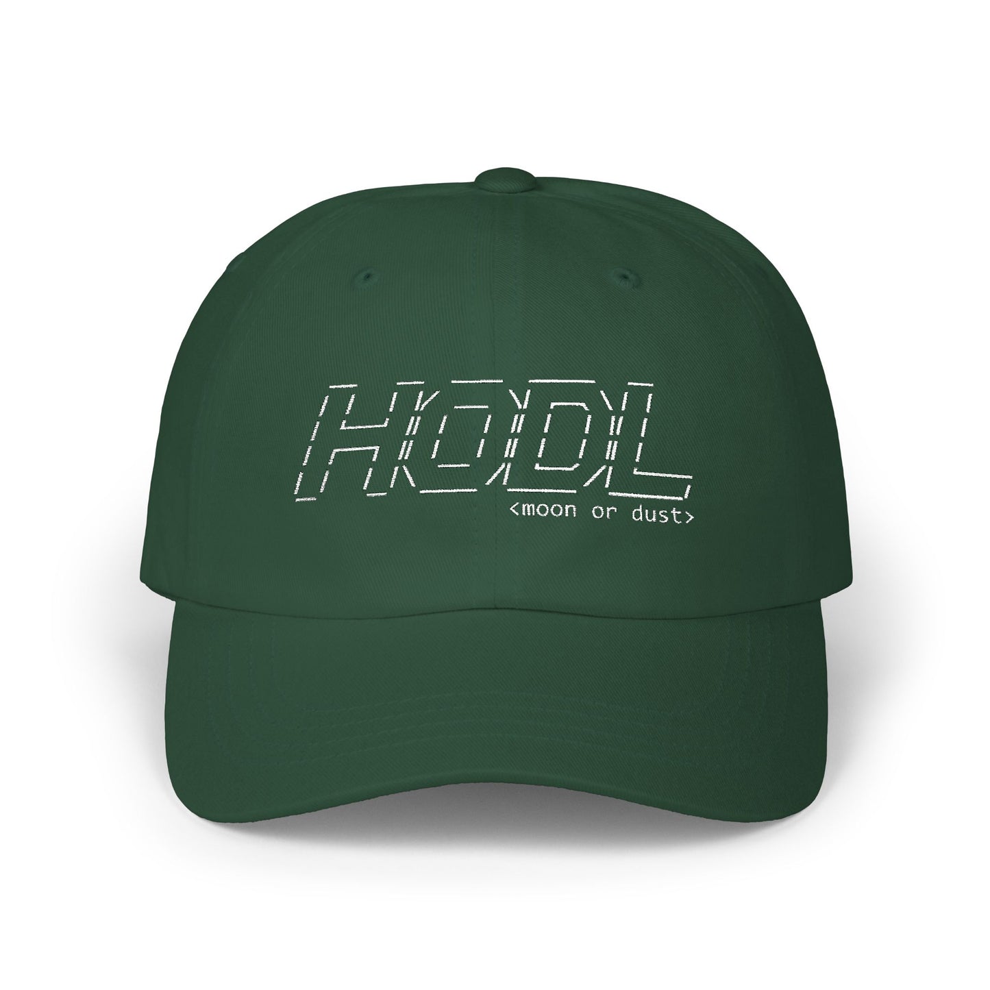 HODL (White) - Embroidered Dad Cap