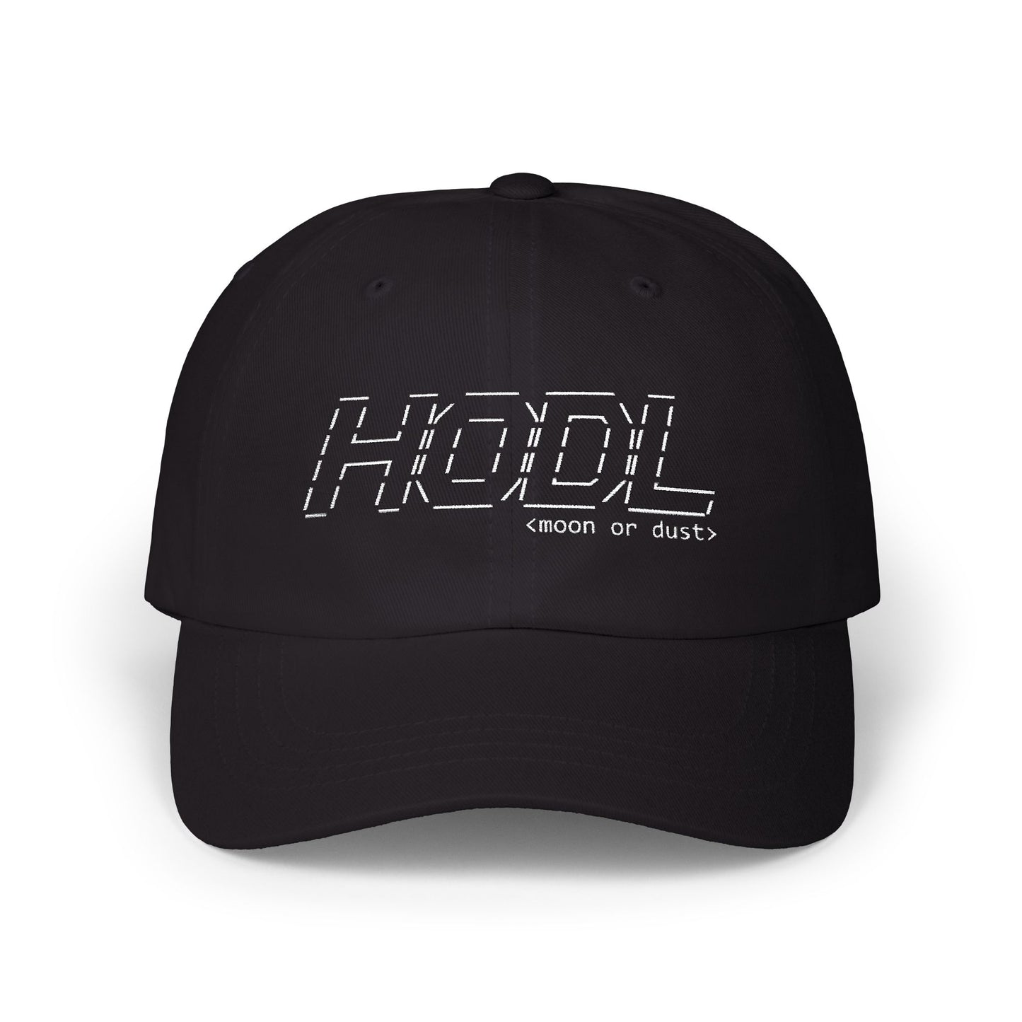 HODL (White) - Embroidered Dad Cap