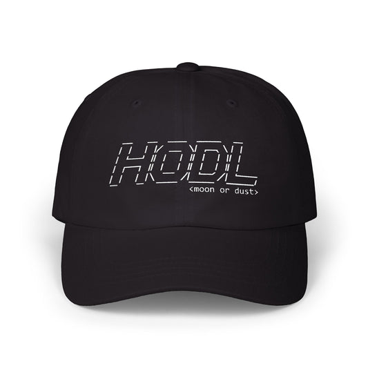 HODL (White) - Embroidered Dad Cap