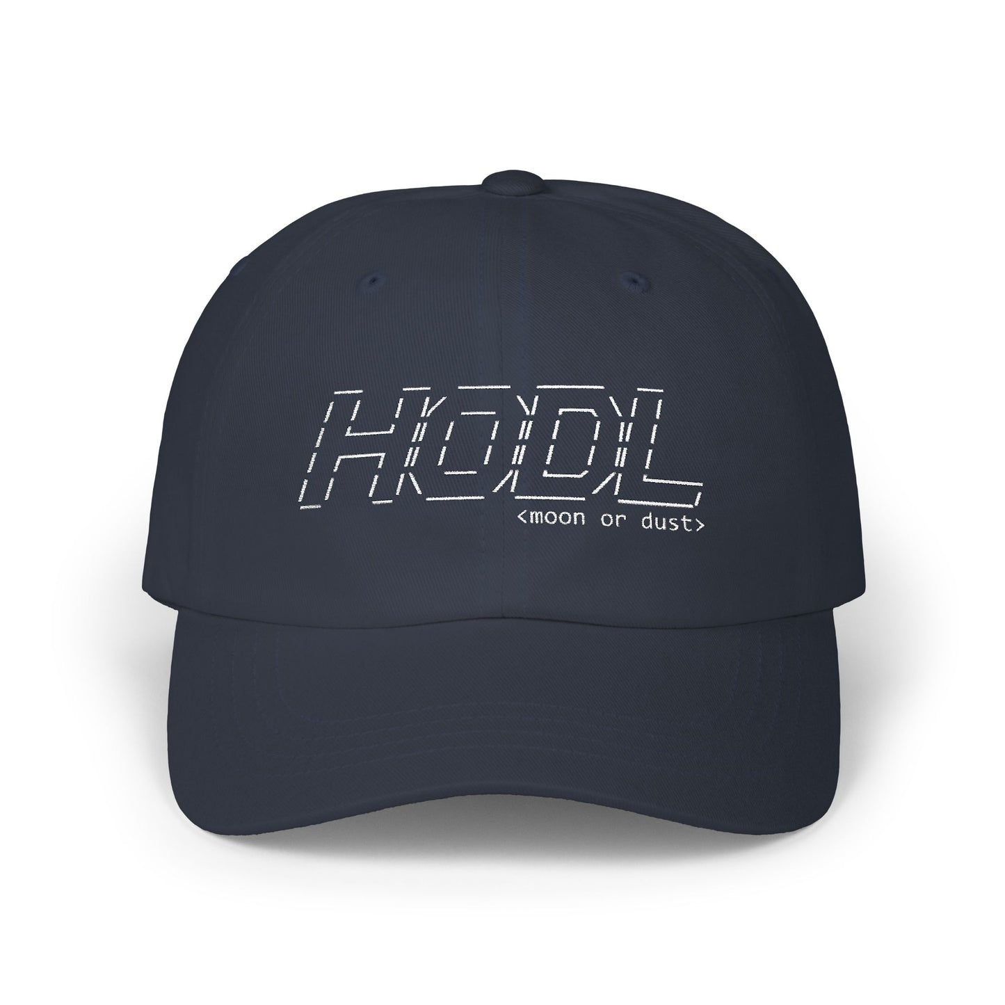 HODL (White) - Embroidered Dad Cap