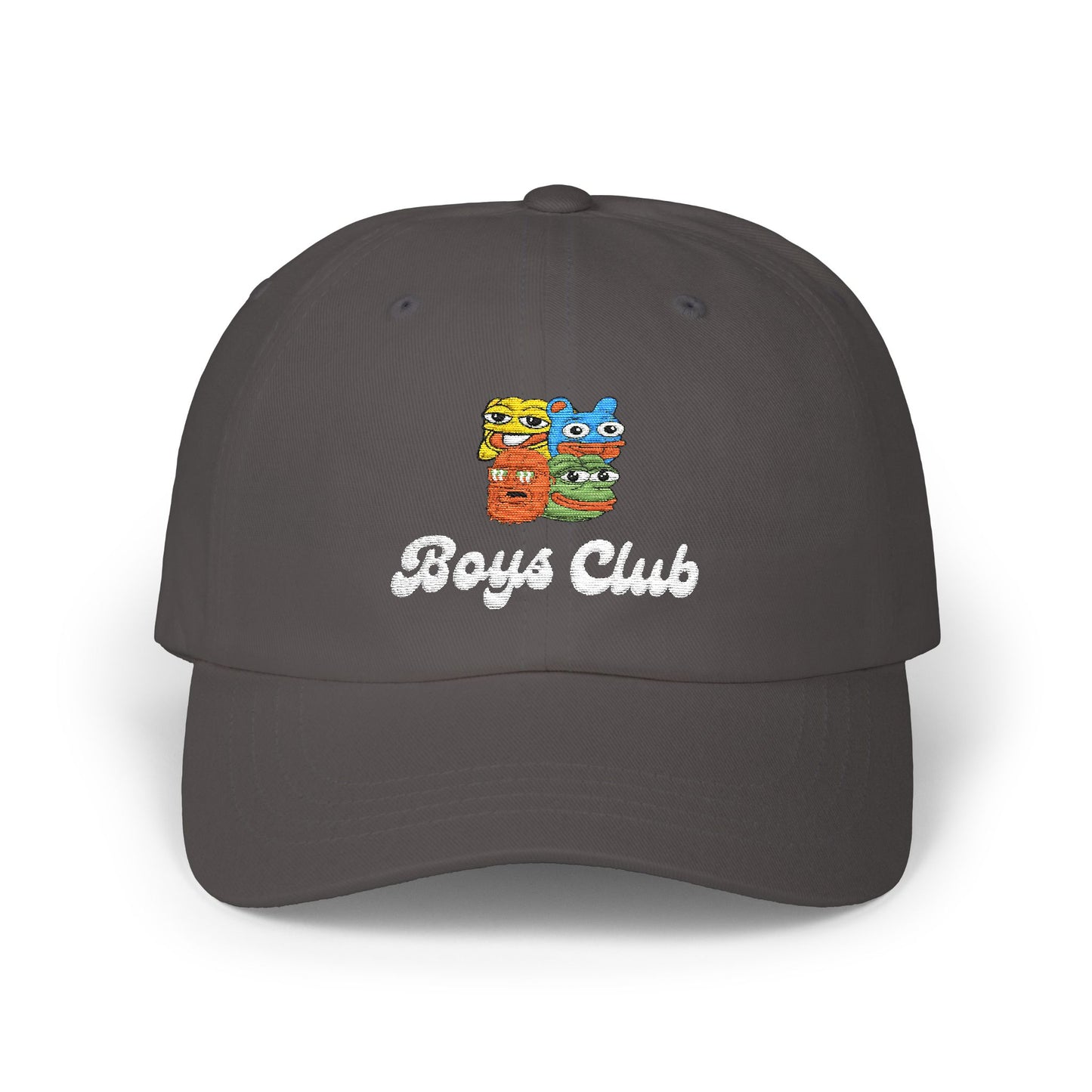Boys Club (White)- Embroidered Dad Cap