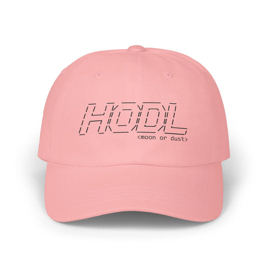 HODL (Black) - Embroidered Dad Cap