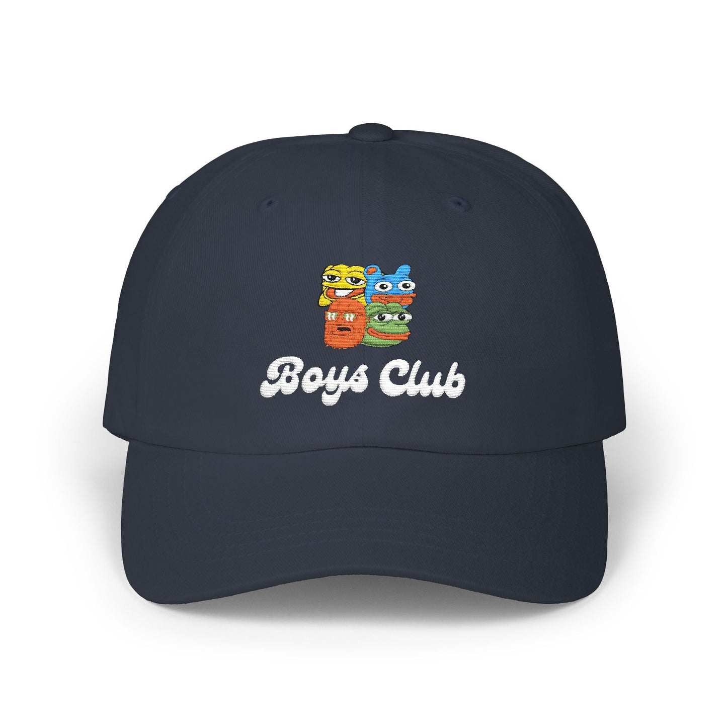 Boys Club (White)- Embroidered Dad Cap