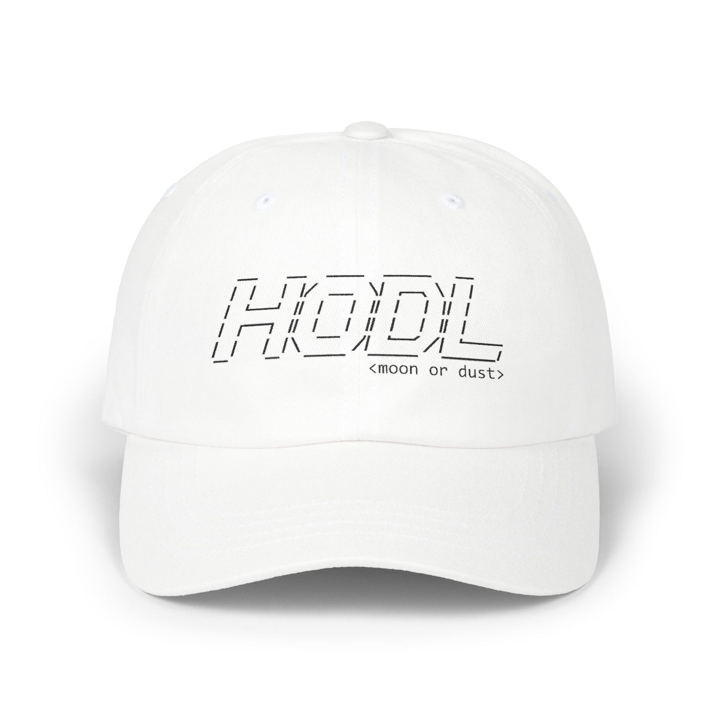 HODL (Black) - Embroidered Dad Cap