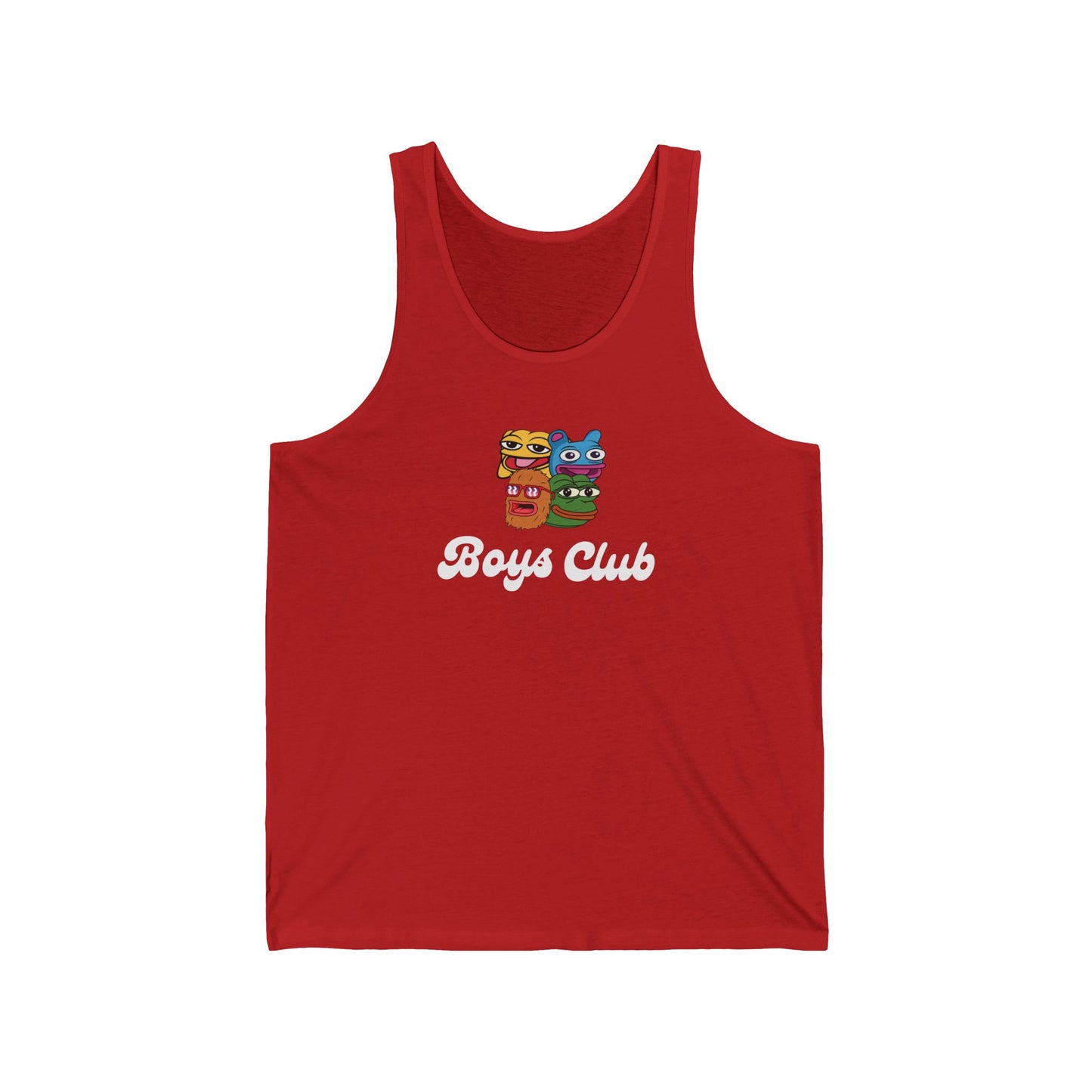 Boys Club (White) - Unisex Tank Top