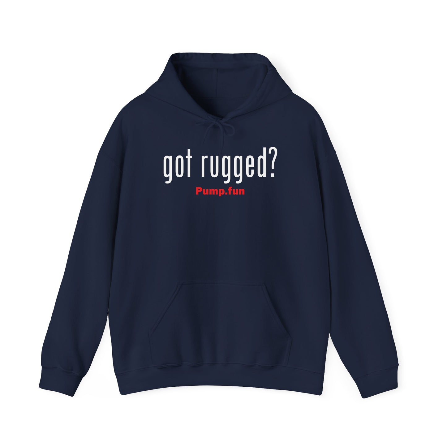 Got Rugged? (White) - Unisex 50/50 Hoodie