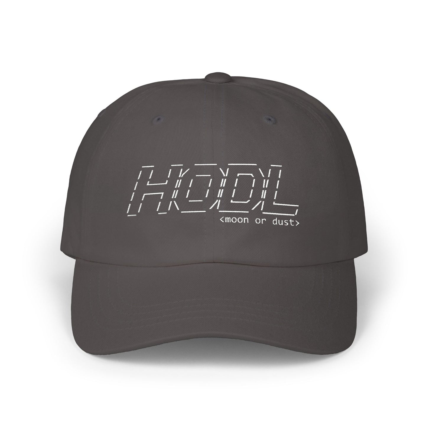 HODL (White) - Embroidered Dad Cap