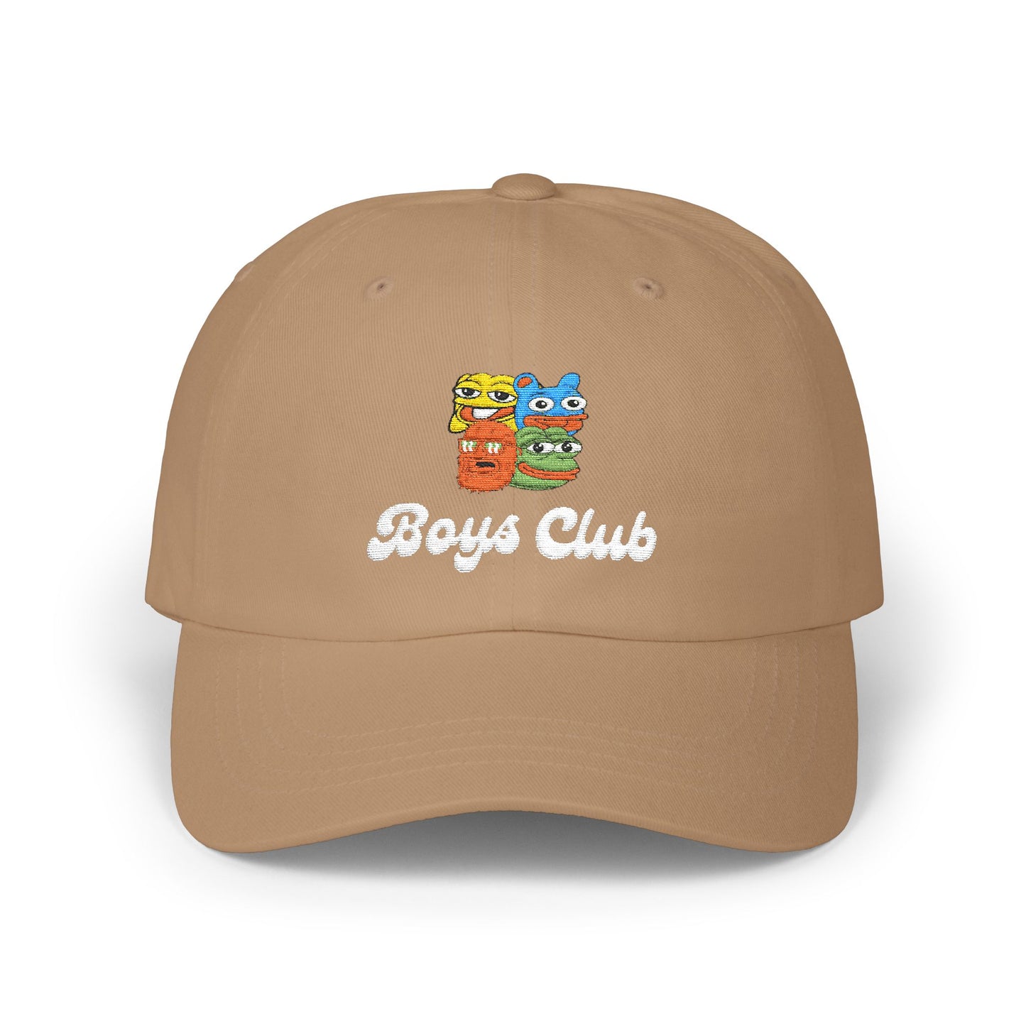 Boys Club (White)- Embroidered Dad Cap