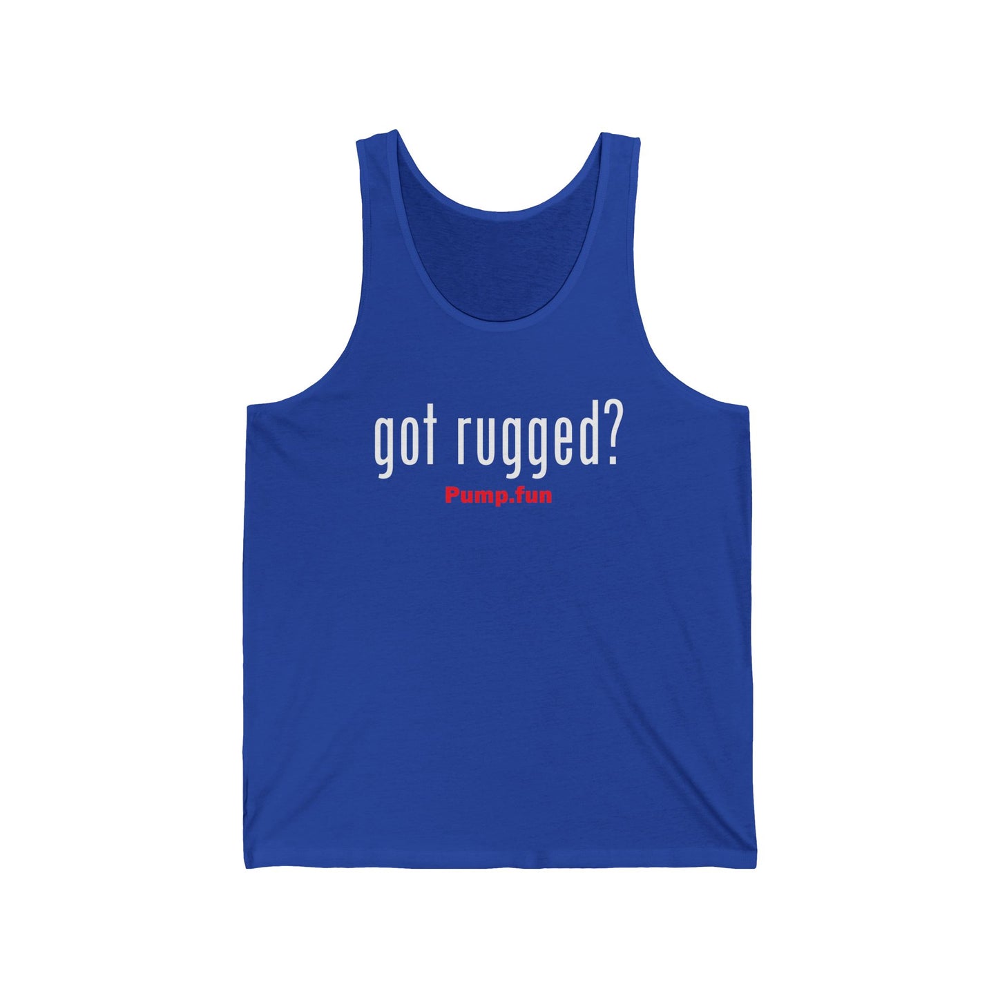 Got Rugged? (White) - Unisex Tank Top