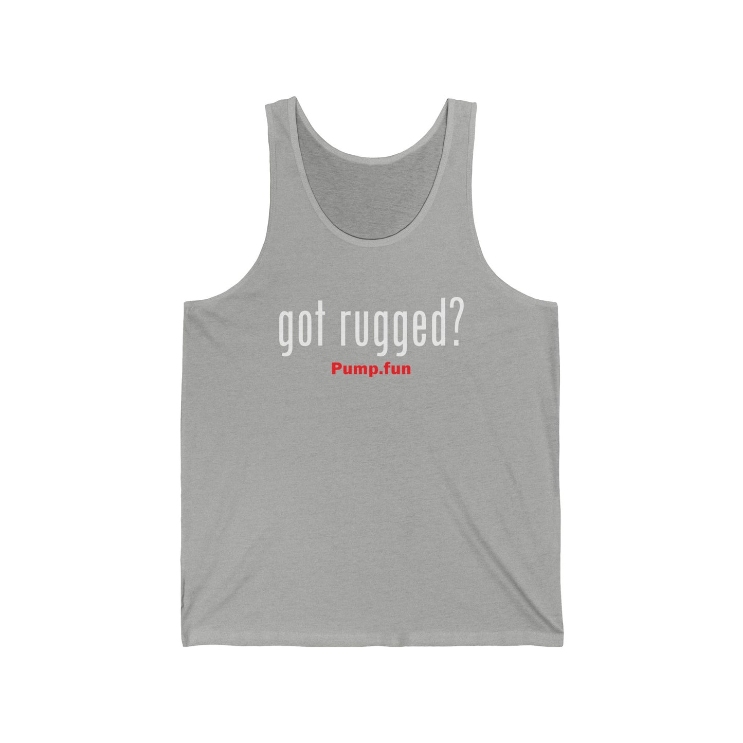 Got Rugged? (White) - Unisex Tank Top