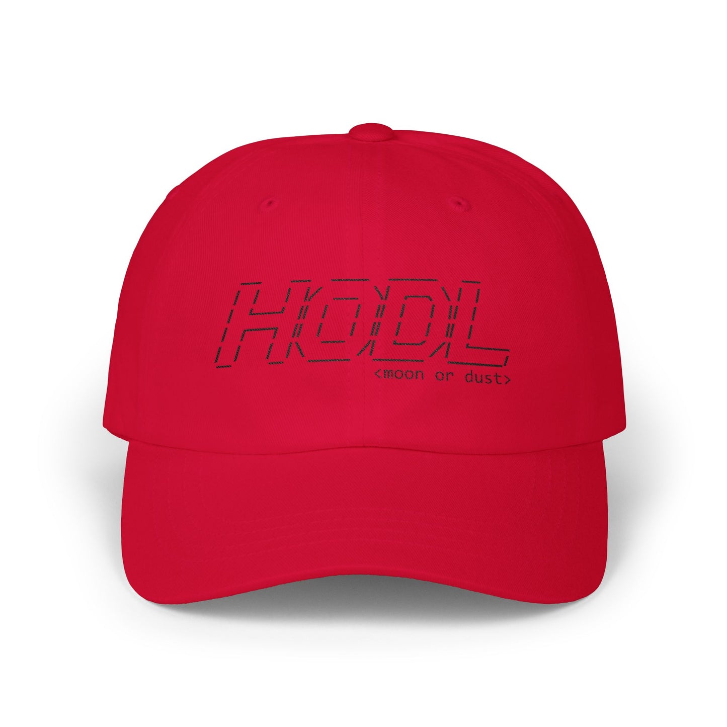 HODL (Black) - Embroidered Dad Cap