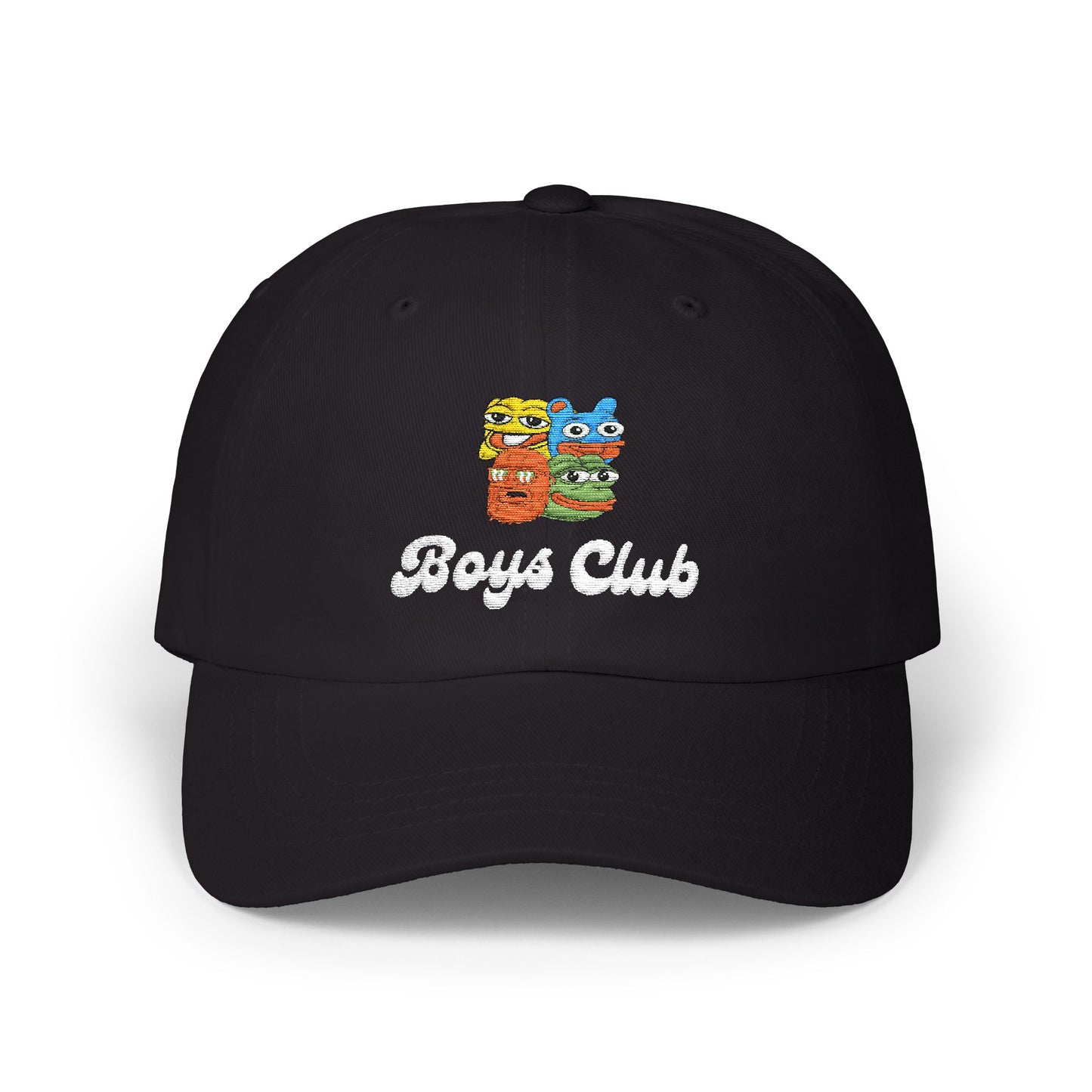 Boys Club (White)- Embroidered Dad Cap