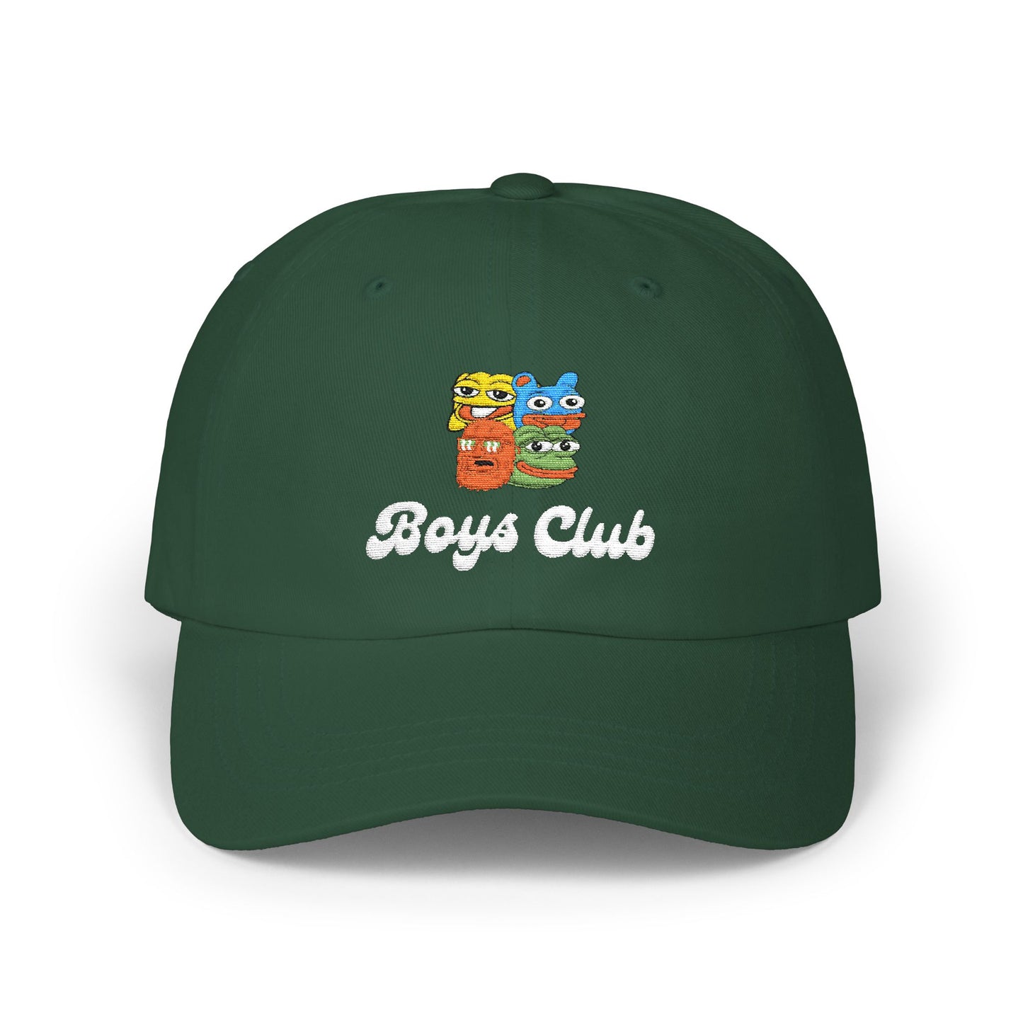 Boys Club (White)- Embroidered Dad Cap