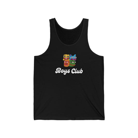 Boys Club (White) - Unisex Tank Top